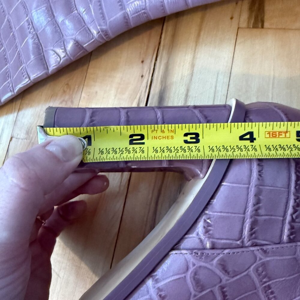 Marc Fisher Unella Knee High Boot Crocodile Embossed Leather‎ Size 9 - Picture 5 of 9